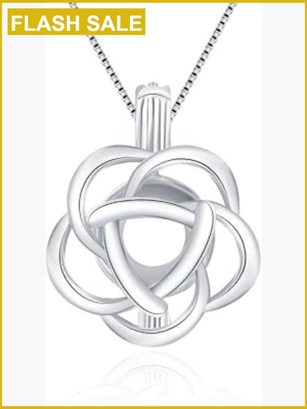 925 Sterling Silver Rose Cage Pendant Charm for DIY Jewelry Making Beading